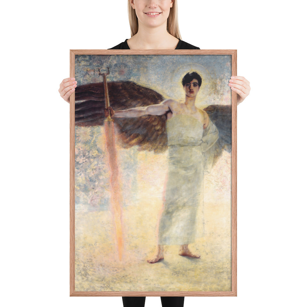 The Guardian of Paradise by Franz Von Stuck